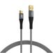 EFB Elektronik USB-AC-00004 USB-kabel USB 2.0 3 m USB A naar USB C 60W Zwart, Grijs