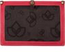 Della Q Canvas patroonhouder 22,9x17,8x1,2cm zalm
