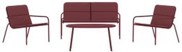 Hioshop Fourni bankstel bordeaux.