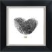 Deknudt Frames fotolijst S41NH2 - zwart met zilverbies - 30x30 cm