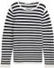 Tom Tailor - Gebreide trui van biologisch katoen - Dames - XS - dark navy white stripe