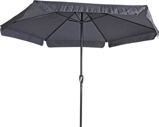 Outdoor Living Gemini Parasol - stokparasol - Ø300 cm - donkergrijs/antraciet