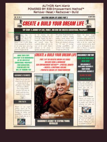 BUILD YOUR DREAM LIFE: Part 2 of the HOLISTIC DREAM LIFE SERIES Includes Book & Workbook R3 Empowerment Method™ • Spiritual Growth • Mental & Emotional Healing • Prophetic Dream Life Transformation