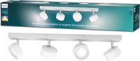 Philips LED Philips Bracia 4-lichts LED Plafondspot Wit