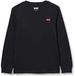 Levi's® Kids Batwing Chesthit T-shirt Met Lange Mouwen Zwart 14 Years Kinderen