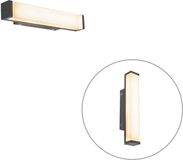 QAZQA Cascada - Moderne LED Spiegelverlichting Zwart