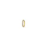 Thomas Sabo Dames Hoops 925 sterling zilverkleurig edelsteen One Size Goud 32017809