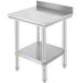 Latios Table de travail Inox - 60 x 60 cm