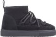 INUIKII Classic Low Vrouwen Lage Sneakers Zwart Suède Rubber