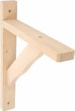 AMIG Plankdrager/planksteun van hout - lichtbruin - H230 x B170 mm