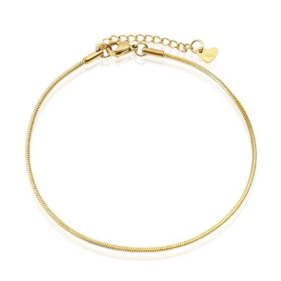 LGT JWLS Enkelband Serpentine Goudkleurig - 1mm