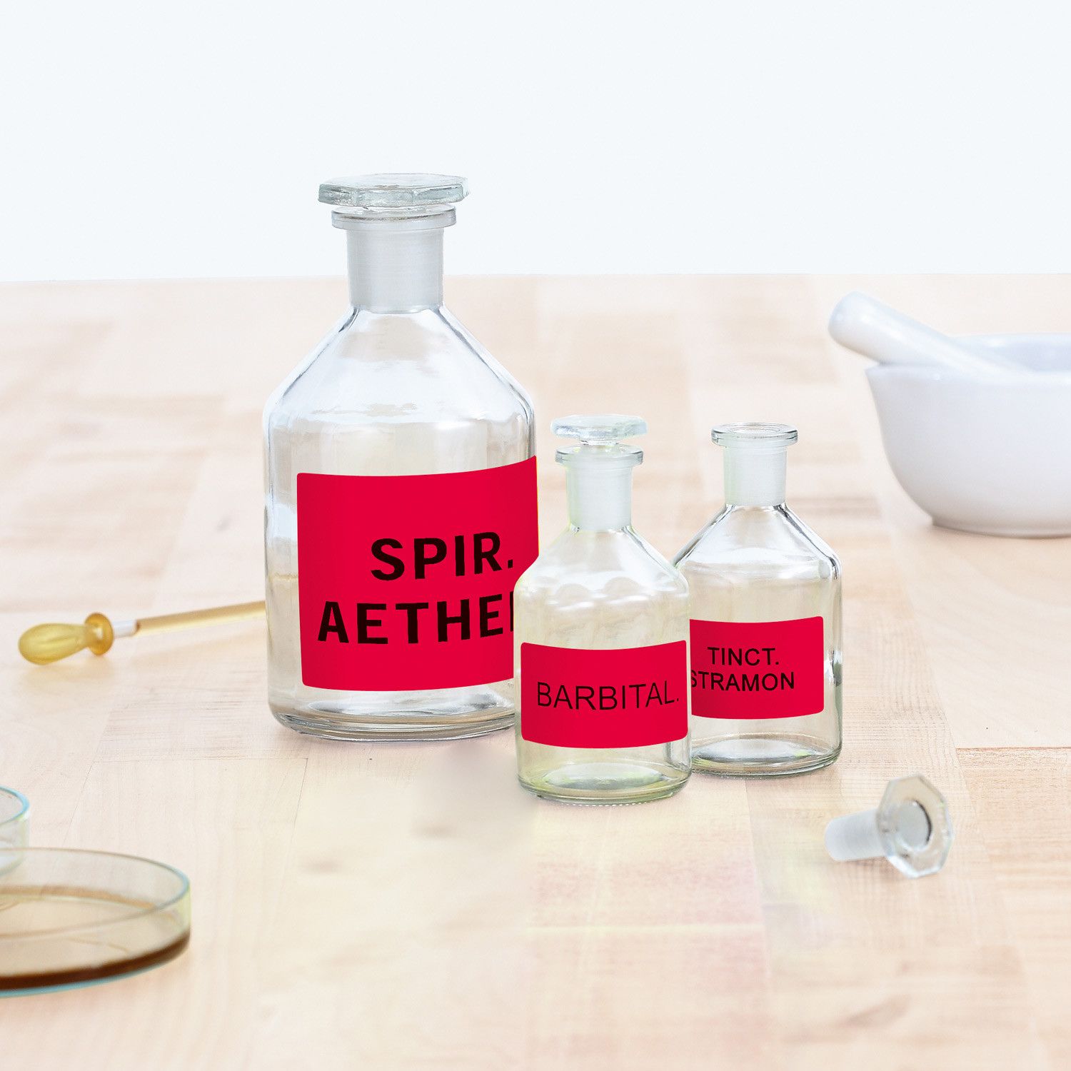 HERMA 5048 Printeretiketten - Rood - Papier