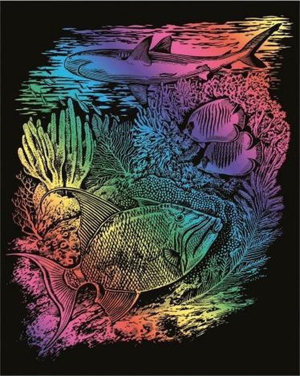 Sequin Art - Artfoil Rainbow Sea Life