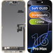 MP Apple iPhone 16 Pro Max MP Écran avec écran tactile OLED FHD 120Hz Diagnostic Noir avec cadre