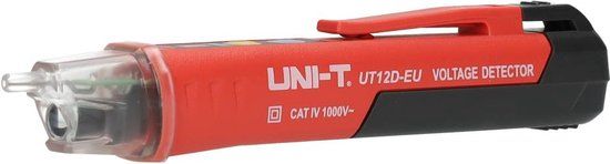 UNI-T UT12D-EU Serie UT12 AC Spanningstester, Dual Range, 24 V-1000 V AC, 50/60 Hz