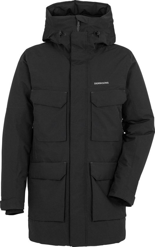 Didriksons DREW USX PARKA 8 Men's Outdoor Jacket - Black - Size XXL - Winter 2024
