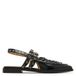 Steve Madden Galanti lak slingback loafers zwart
