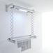 Foxydry Air Elektrische wandgedragen wasdroger, 160 cm – staal en aluminium