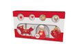 Trudi Rode kerstdecoratieset (3 stuks)