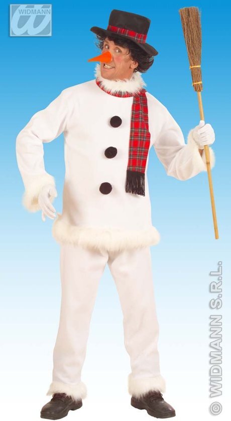 Widmann Sneeuwman & Sneeuw Kostuum Eskimo Pluche Alice In Wonderland XL Kostuum Man Medium Kerst Verkleedkleding