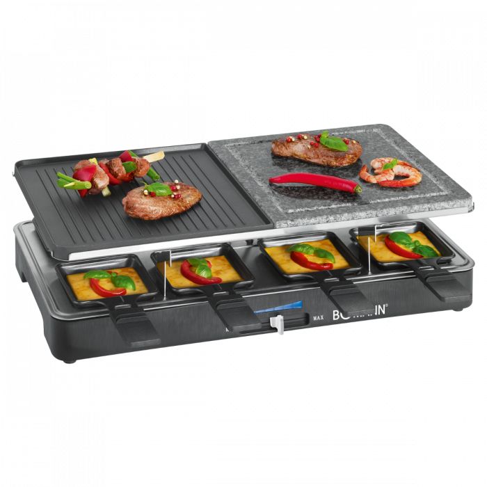 Bomann RG 2279 CB Raclette-Grill - 1400W - Zwart/Grijs