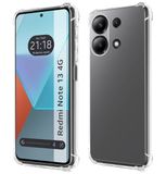 Tumundosmartphone Siliconen hoesje, schokbestendig, transparant, voor Xiaomi Redmi Note 13 4G