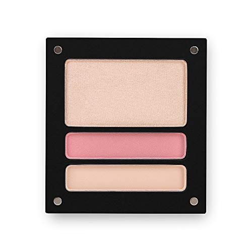 Jolly Dim Makeup Eyes & Glow Natural Set - 1 highlighter & 2 oogschaduw, mat