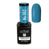 La Rosa UV LED Hybrid Gel nagellak - Nr. 062, 10 ml aquamarijn blauw