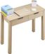 Vevor Kinderbureau, Klein Bureau met Lade Werktafel Houten 87x39,5cm, Houtkleur