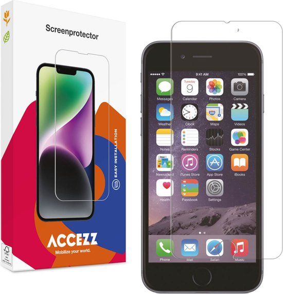 Accezz Screenprotector Geschikt voor iPhone SE (2020) / SE (2022) - Gehard Glas