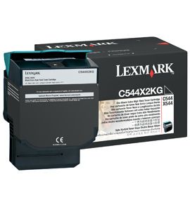 Lexmark C544/X544 Zwarte Tonercartridge - 6000 Pagina's
