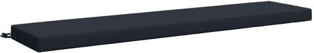 vidaXL Bankkussen SOEST 100% Polyester Donkerblauw 200 x 40 x 8 cm