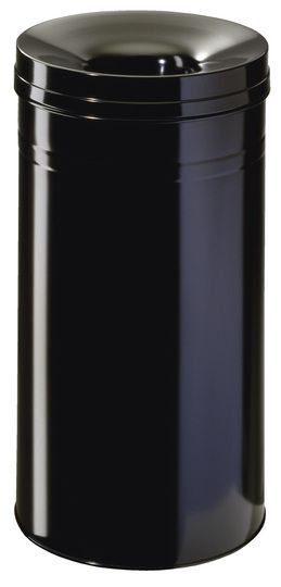 Durable Safe+ Round Waste Basket - 60L - Black