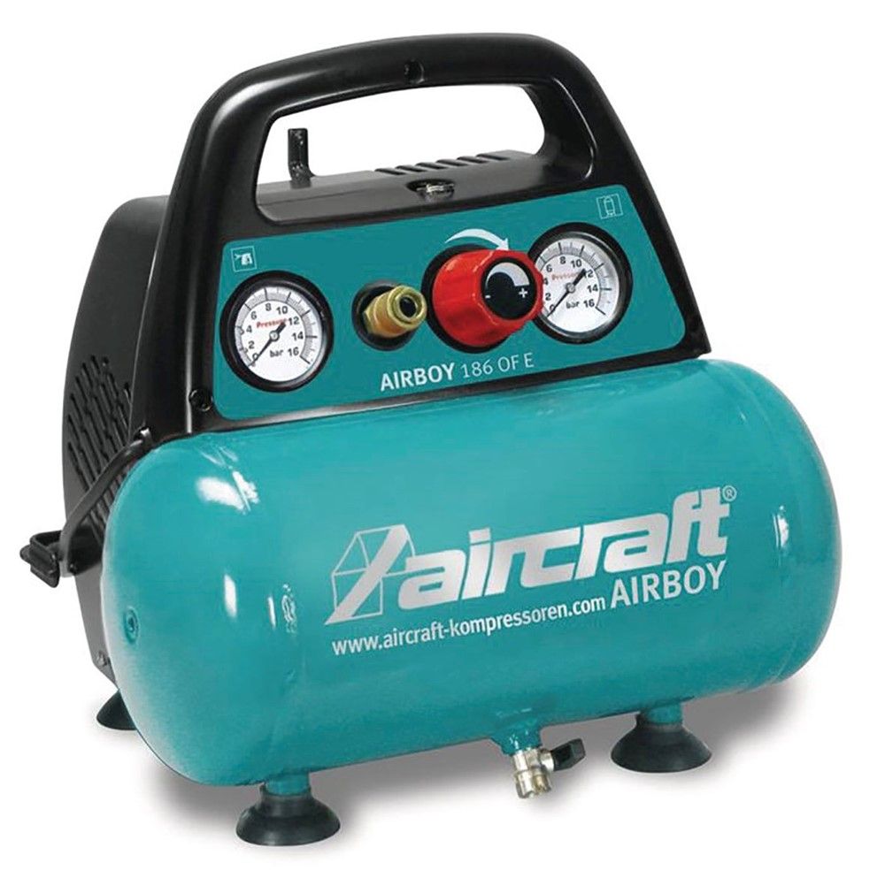 Aircraft AIRBOY 186 OF E Compressor - 1100W - 8 bar - 6L - 90 l/min