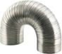 Europlast Starre aluminium ventilatieslang rond Ø 120mm lengte 3 meter