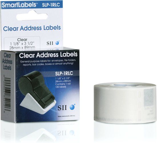 Seiko Instruments SLP-2RLC Printeretiketten - Transparant - 260 stuks