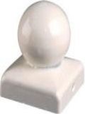 Intergard Paalornament bol paalkappen afdekkap tuinpaal groen 110x110mm