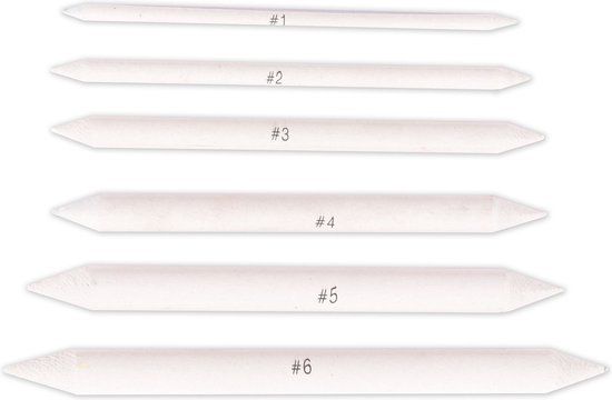Vaessen Creative papieren doezelaars - Artist - 6 stuks
