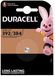 Duracell 8x Knoopcelbatterij 392/384