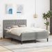 Maison Exclusive - Lit cadre avec matelas gris clair 120 x 200 cm velours