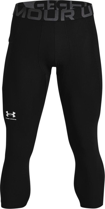 Under Armour UA HG Armour 3/4 Legging Heren Sportbroek - Zwart - Maat S