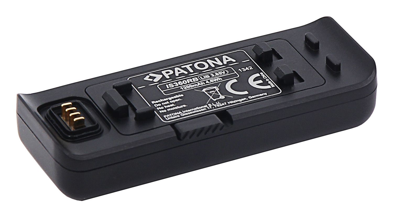 Patona 1342 - Accessoire voor actiesportcamera - Zwart