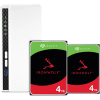 QNAP TS-233 NAS Server with 2x 4TB Seagate IronWolf HDD