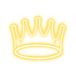 Forever Light Neon PLEXI LED COURONNE blanc chaud NNE12 Décoration lumineuse figurine