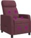 vidaXL - Fauteuil - Violet - Tissu