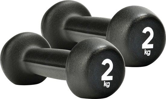 Adidas Dumbbell Set Neopreen - 2 x 2 kg - Black/White