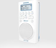 Sangean H205D - Draagbare DAB+ Radio - Wit - Bluetooth - Waterbestendig