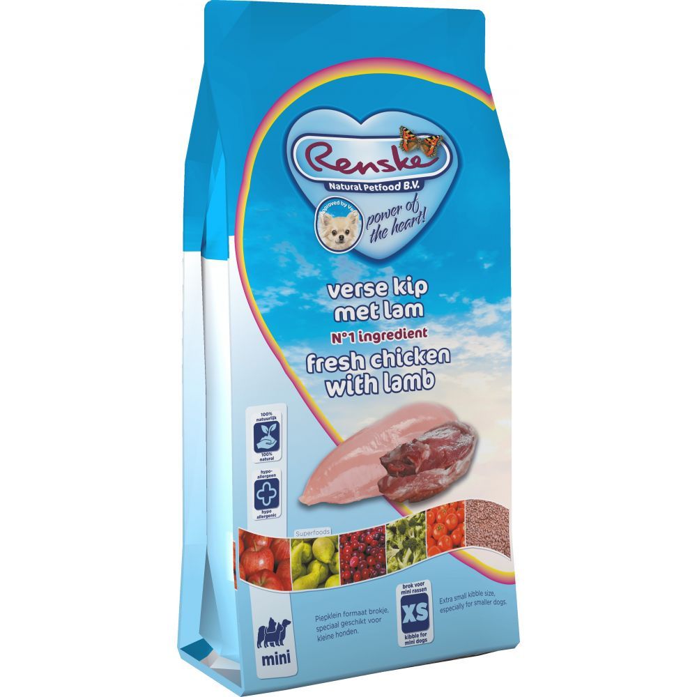 Renske Super Premium Mini Kip - Lam 2 kg (4 stuks)