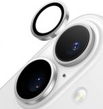 TORRAS LensGuard Geschikt voor Apple iPhone 16 / 16 Plus - Camera Lens Protector 9H Tempered Glass - Zwart