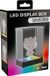 Vitrine LED, éclairage RGB, dimensions intérieures 9x9x14 cm, câble USB, compatible avec Funko Pop et Banpresto Qposket